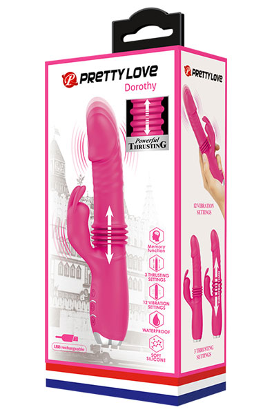 Pretty Love Dorothy Pink - Triušio vibratorius 3