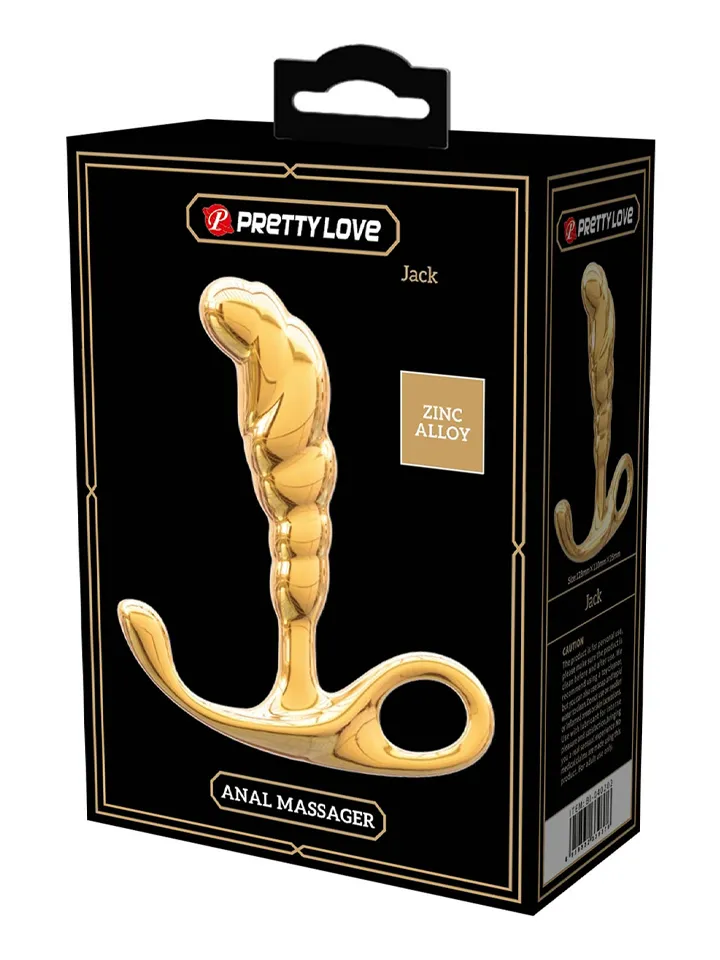 Pretty Love Jack Metal Prostate Massager - Prostatos stimuliacija 4 [full]