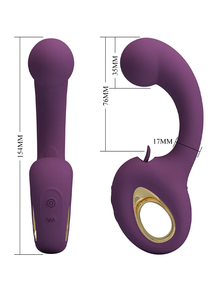 Pretty Love Licking G-Spot Virbator - G taško vibratorius 4 [full]