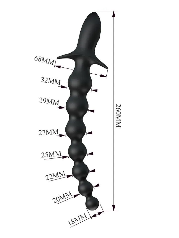 Pretty Love Rigdon Anal Beads With Vibration - Vibruojantys analiniai karoliukai 3 [full]