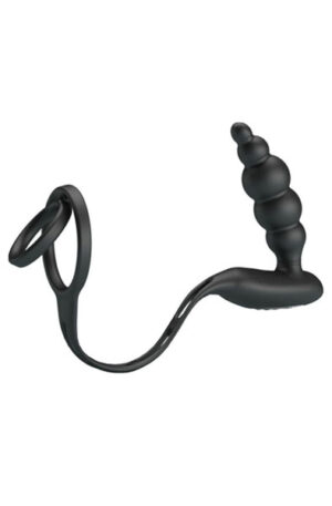 Pretty Love Vibration Penis Sleeve III Black - Prostatos vibratorius 1