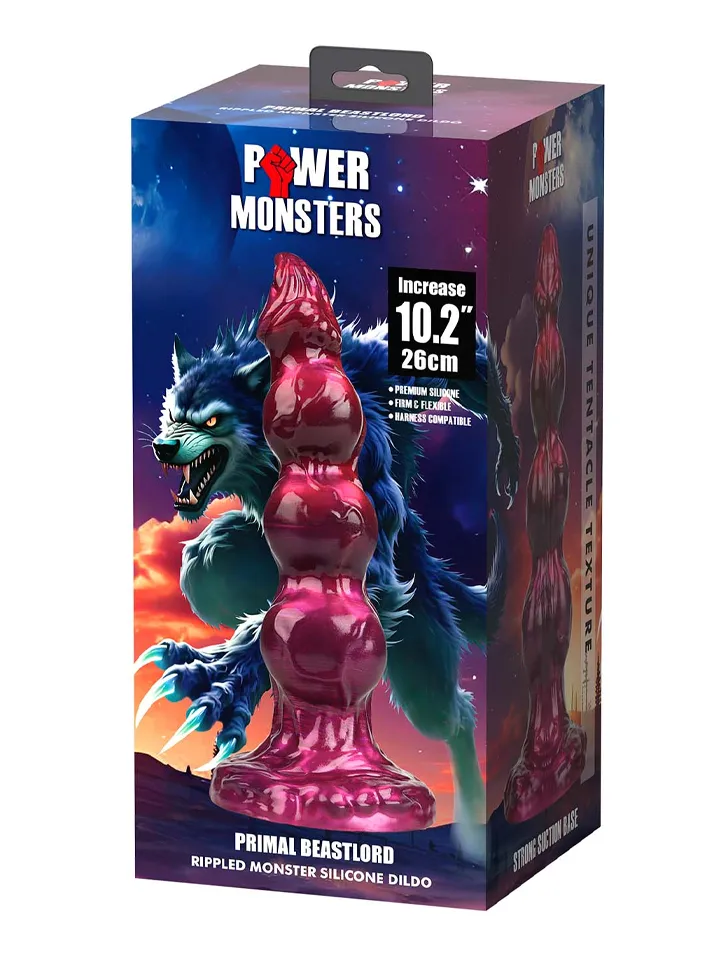 Primal Beastlord Rippled Monster Silicone Dildo 26 cm - Dragon dildo 3 [full]