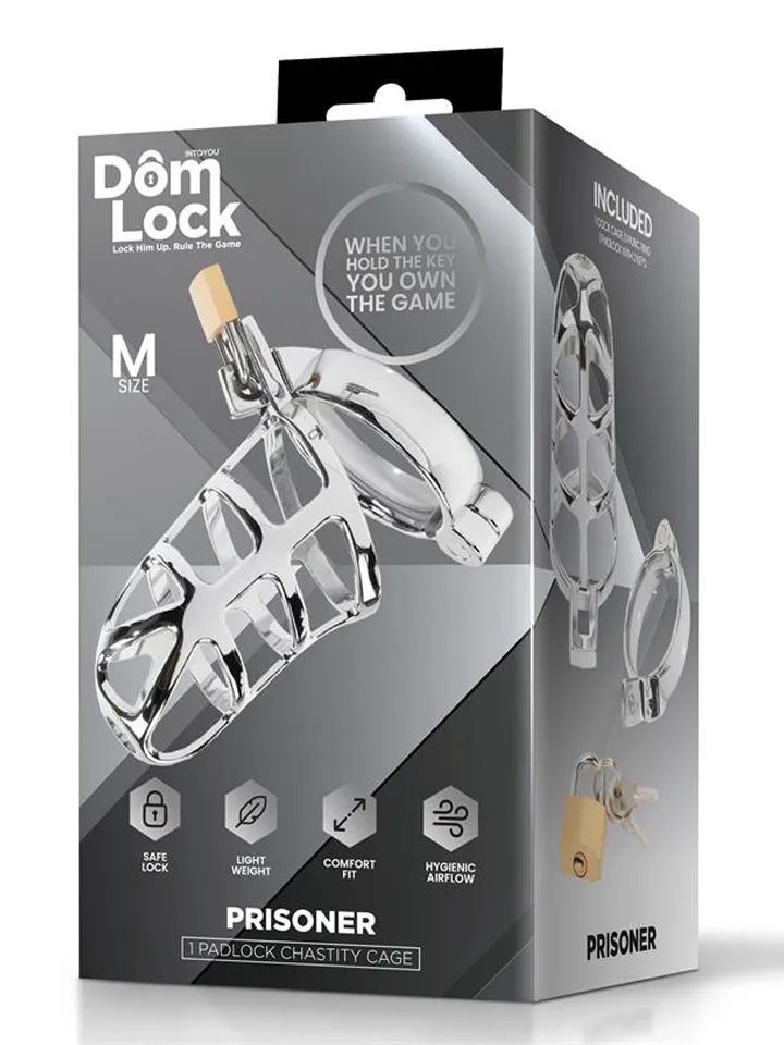 Prisoner Chastity Cage Size Medium - Skaistybės narvas 4 [full]