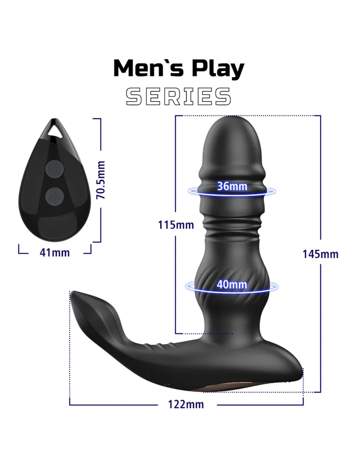 Prostate Massager With Thrusting Motion - Prostatos stimuliatorius 4 [full]
