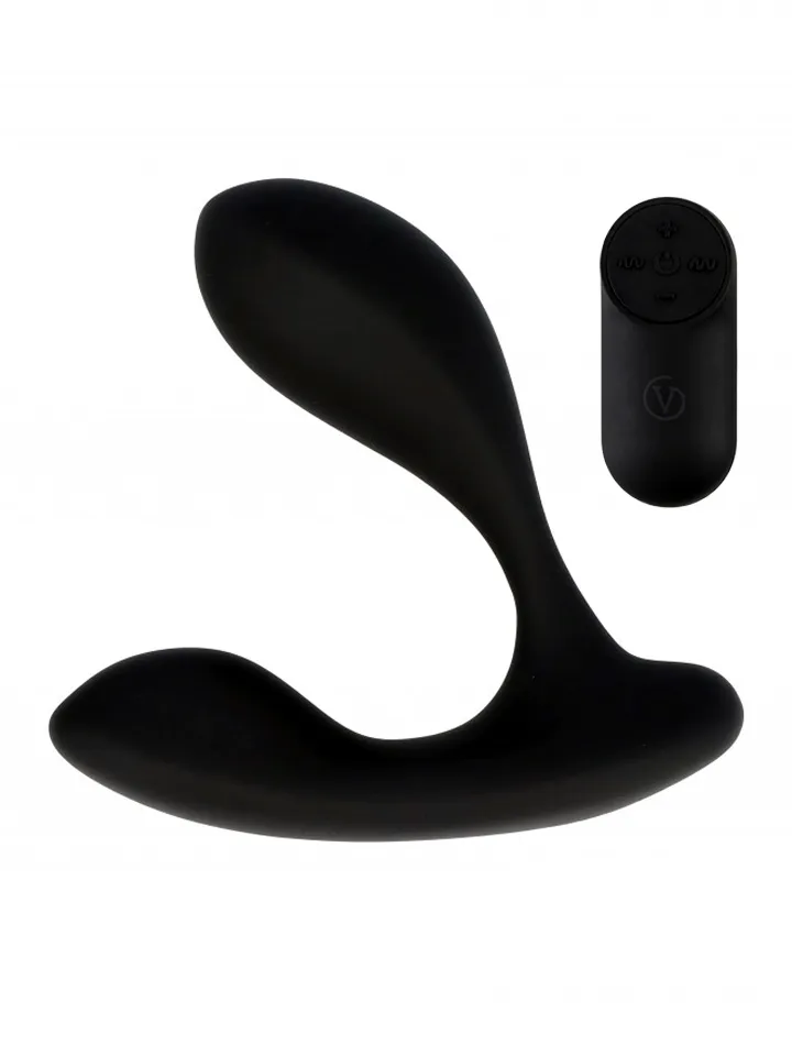 Prostatic Vibrator With Remote Black - Prostatos vibratorius 1 [full]