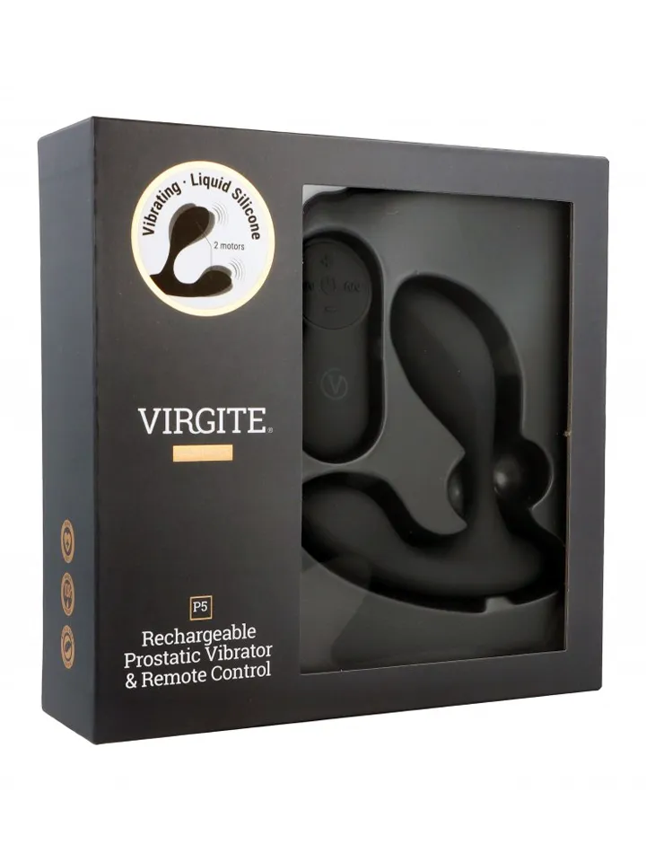 Prostatic Vibrator With Remote Black - Prostatos vibratorius 3 [full]