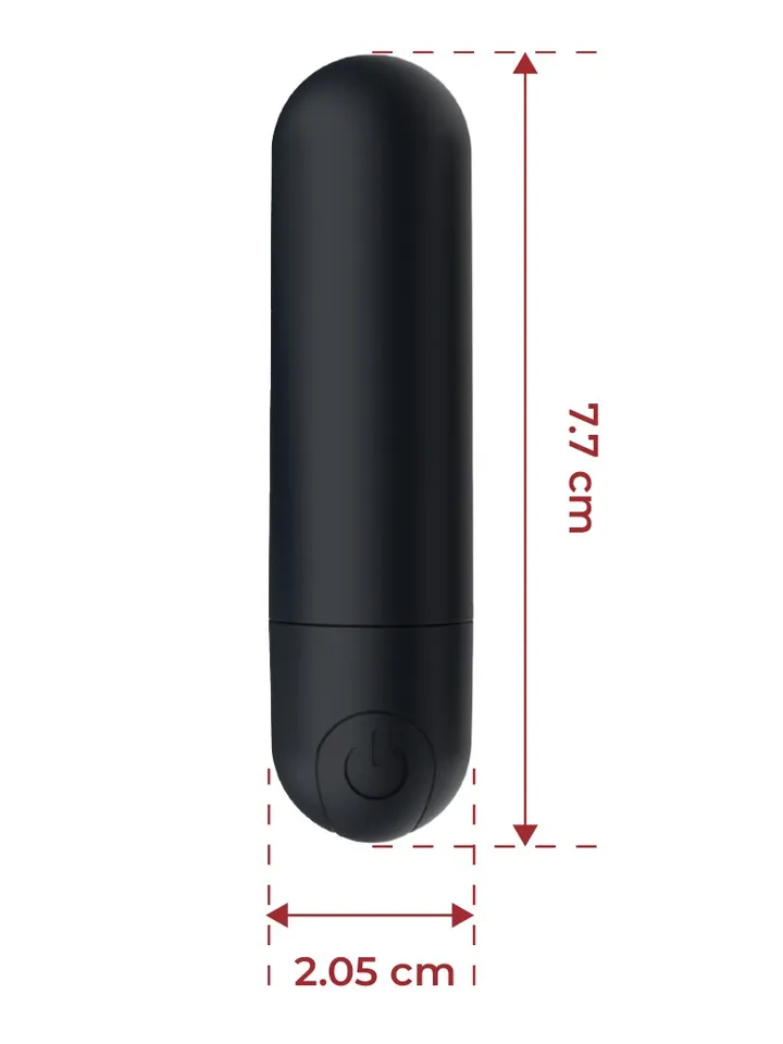 Pulse Rechargeable Vibrating Bullet - Kulkos vibratorius 2 [full]