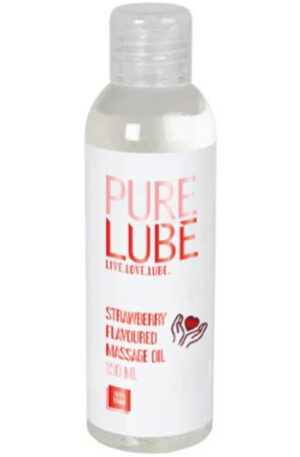 Pure Lube Massage Oil Strawberry 150 ml - Masažo aliejaus braškių 1