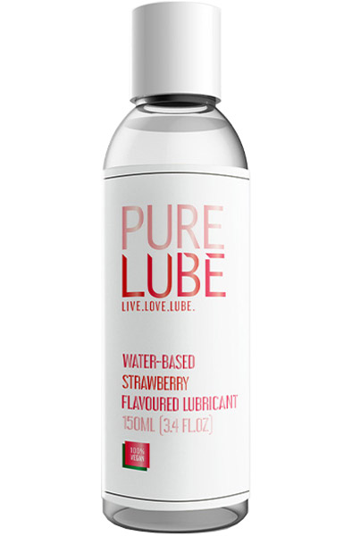 Pure Lube Strawberry Flavoured Lubricant 150 ml - Skonio tepalas 2
