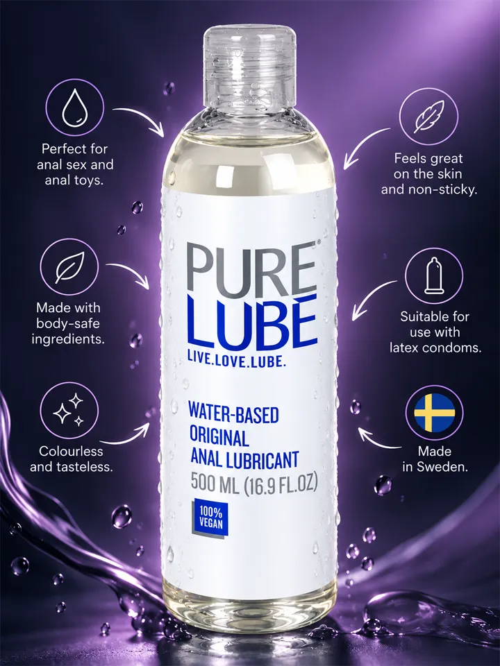 Pure Lube Water-Based Anal Lubricant 500 ml - Analinis Lubrikantas 2 [full]