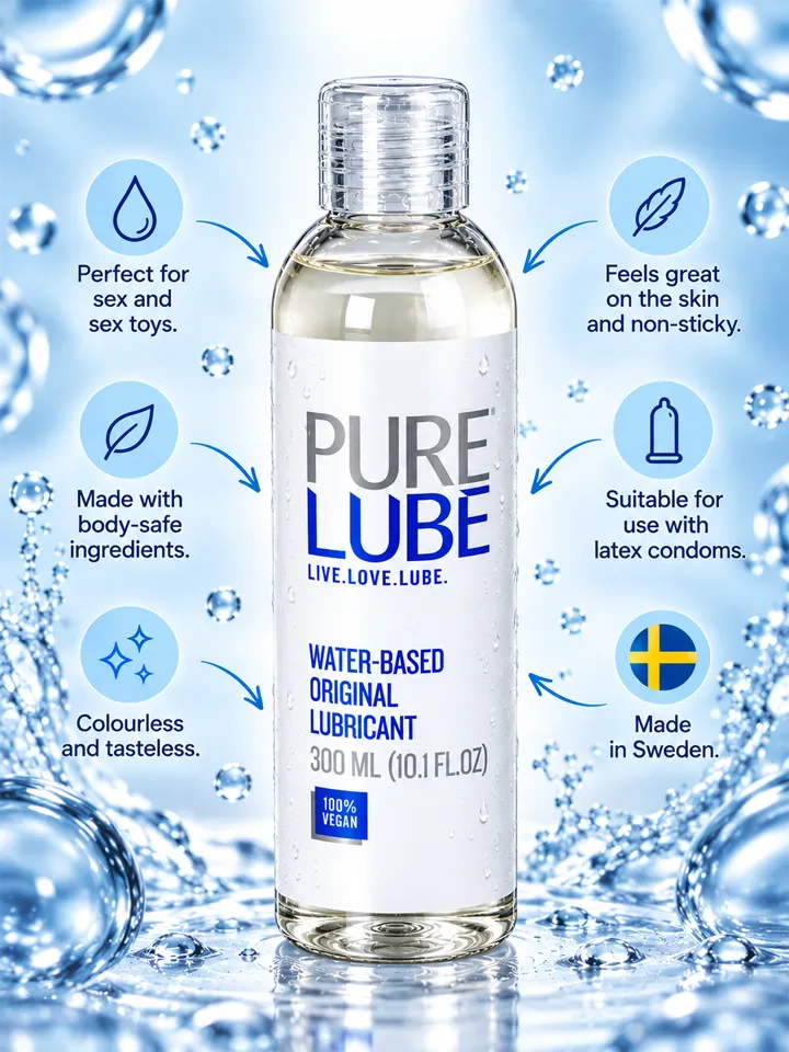 Pure Lube Water-Based Lubricant 300 ml - Vandens pagrindo lubrikantas 2 [full]