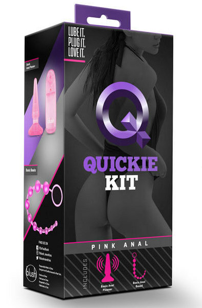 Quickie Kit Pink Anal Kit - Analinis kištuko rinkinys 2