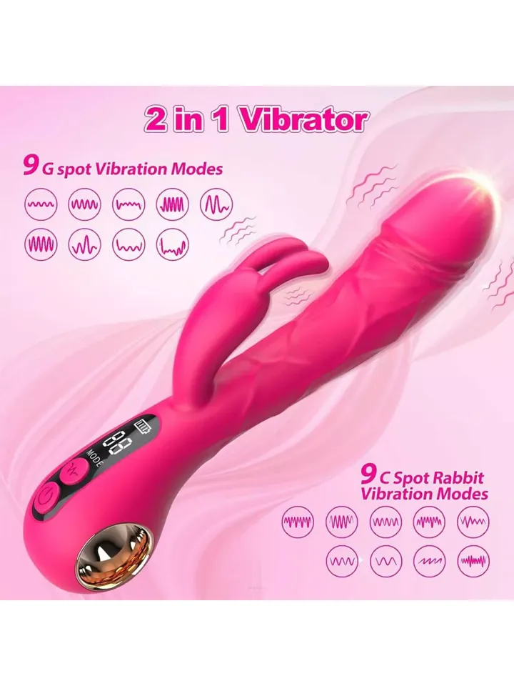 Rabbit G-Spot & Clitoral Dual Vibrator - Triušio vibratorius 3 [full]