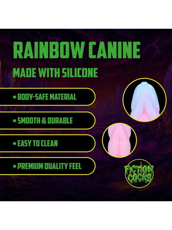 Rainbow Canine Silicone Butt Plug - Analinis kištukas 2 [full]