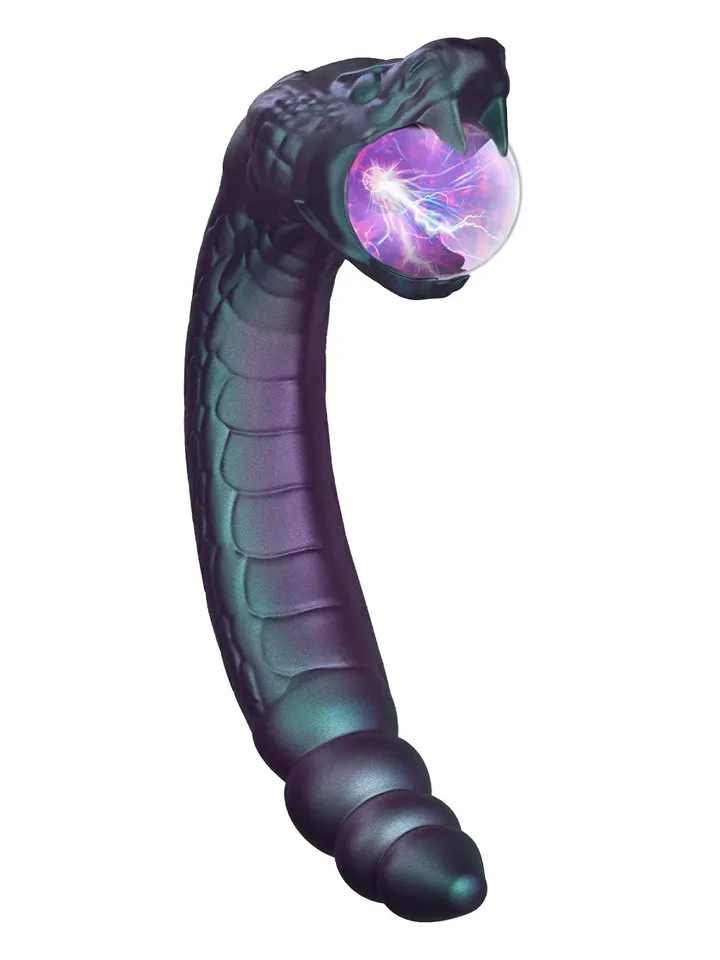 Rattle Snake Glowing Plasma Globe - Dragon dildo 1 [full]