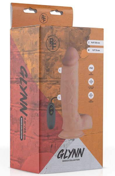 Real Fantasy Glynn Realistic Vibrator 24 cm - Vibruojantis dildo 2