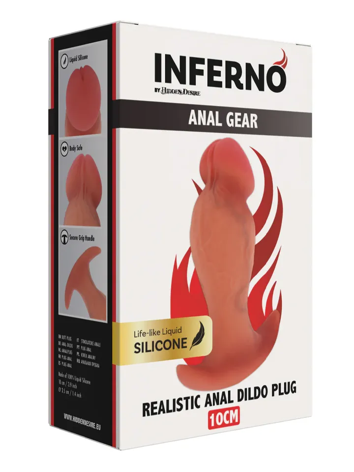 Realistic Buttplug Liquid Silicone 10 cm - Analinis kištukas 4 [full]