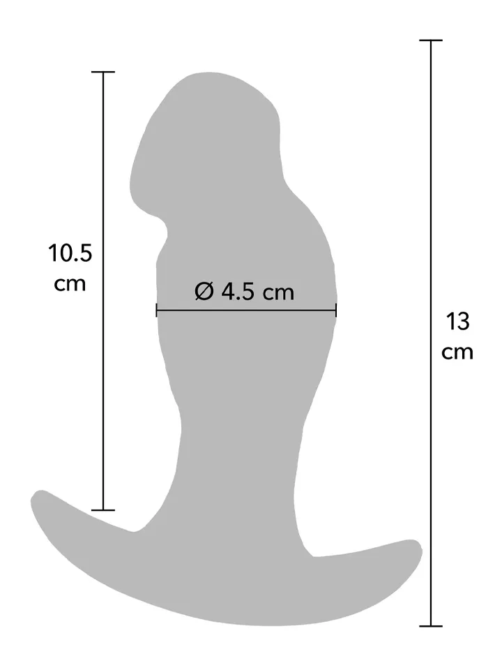 Realistic Buttplug Liquid Silicone 13 cm - Analinis kištukas 2 [full]