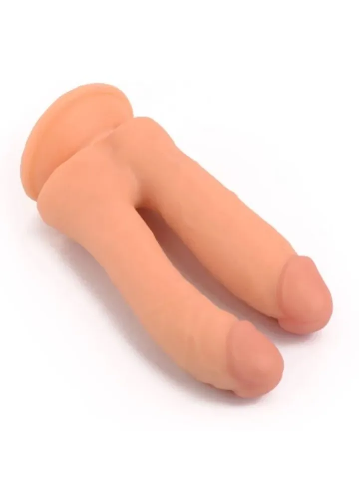 Realistic Penis Double Penetration 18,5 cm - Dvigubas dildo 2 [full]