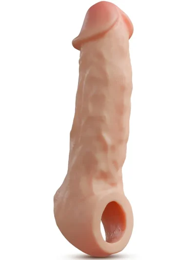 Realistic Penis Extender Sleeve 23,5 cm - Varpos ilgintuvas/varpos rankovė 1