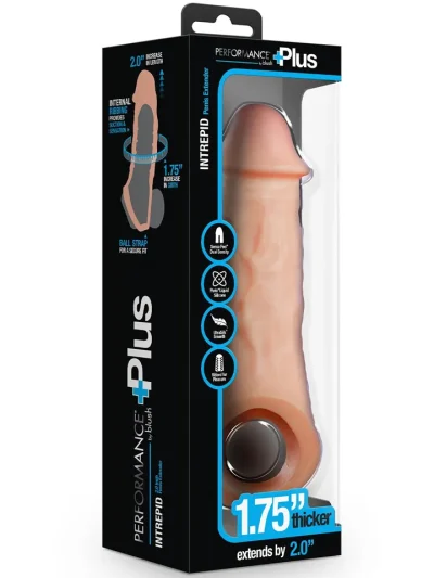 Realistic Penis Extender Sleeve 23,5 cm - Varpos ilgintuvas/varpos rankovė 5