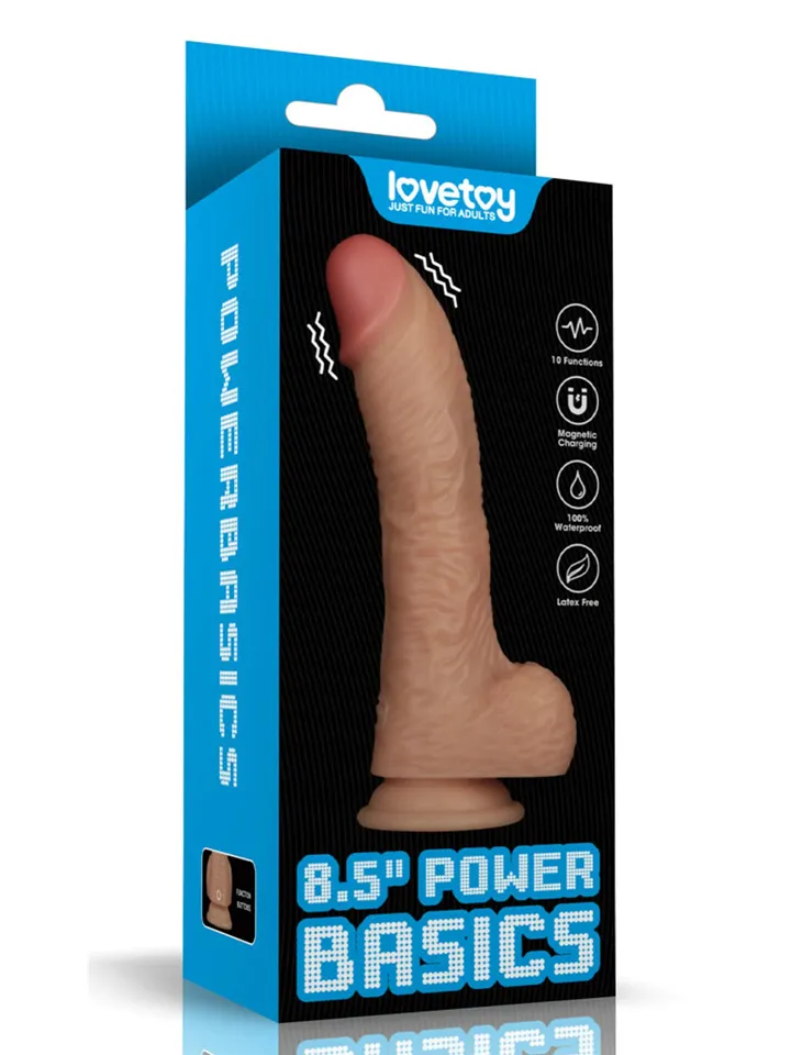 Realistic Vibrating Power Cock 22 cm - Vibruojantis dildo 6 [full]