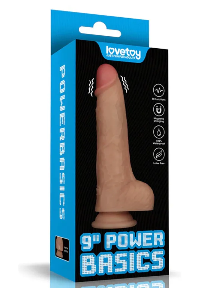 Realistic Vibrating Power Cock 23 cm - Vibruojantis dualdildo 5 [full]