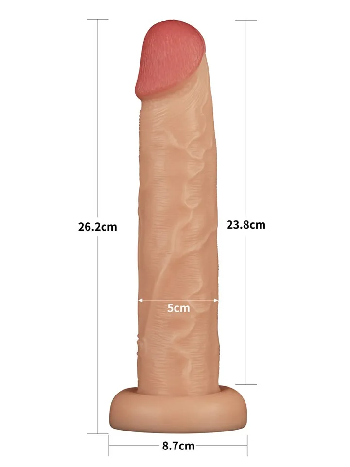 Realistic Vibrating Power Cock 26,2 cm - Vibruojantis dildo 2 [full]