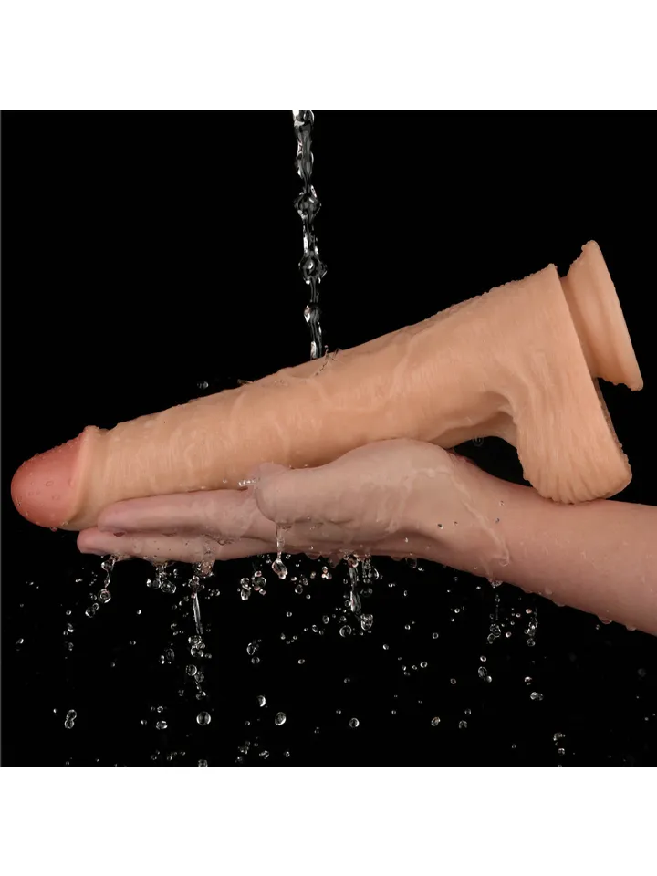 Realistic Vibrating Power Cock 28,3 cm - Vibruojantis dildo 4 [full]