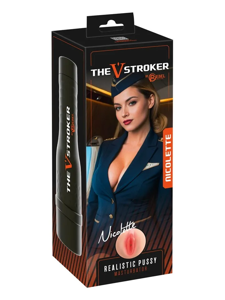 Rebel The V-Stroker Nicolette - Makšties masturbatorius 1 [full]