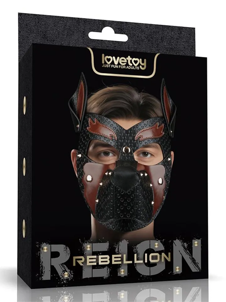 Rebellion Reign Howl Pup Mask - BDSM kaukė 1 [full]