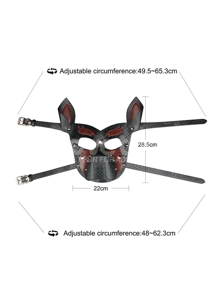 Rebellion Reign Howl Pup Mask - BDSM kaukė 2 [full]