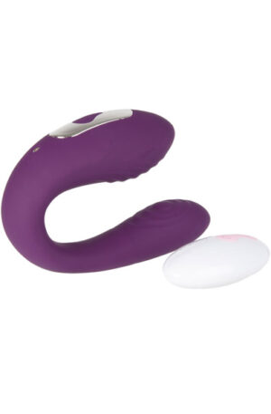 Rechargeable Couples Vibrator With Remote - Vibratoriai lytiniams santykiams 1