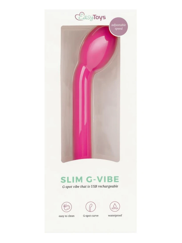 Rechargeable G-spot Vibrator Pink - G taško vibratorius 3 [full]