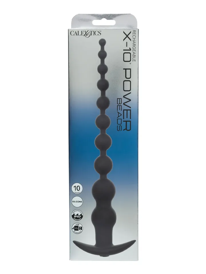 Rechargeable X-10 Power Beads - Vibruojantys analiniai karoliukai 3 [full]