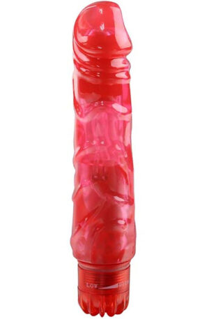 Red Pleasure - Penis Shaped Vibrator - Vibruojantis dildo 1