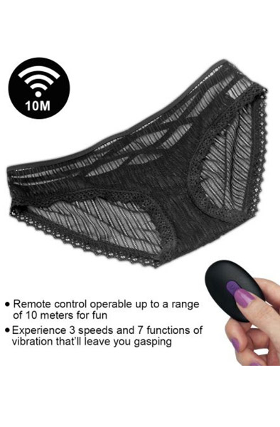 Remote Control Vibrating Panties - Vibruojančios kelnaitės 2