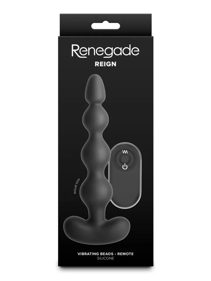 Renegade Reign Vibrating Anal Beads - Vibruojantis analinis kištukas 3 [full]