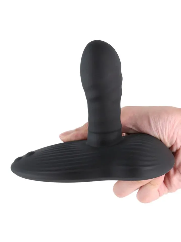 Renegade Thrust & Grind Black App Control - Vibruojantis analinis dildo 2 [full]