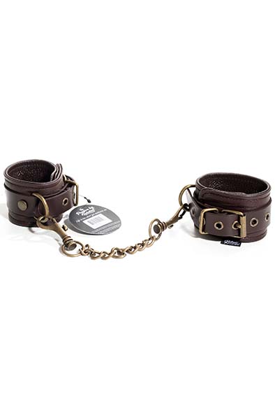 Restrain Me Brown Wrist Cuffs - Antrankiai 2