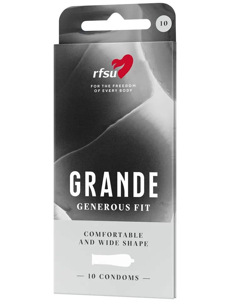 RFSU Grande Kondomer 10-pack - Dideli prezervatyvai 1