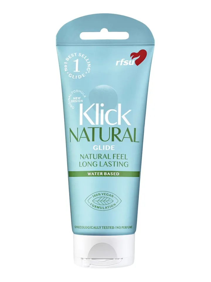 RFSU Klick Natural Glide 100ml - Vandens pagrindo lubrikantas 1 [full]
