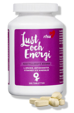 RFSU Lust & Energi Kvinna 100 tabletter - Stimuliuojantis papildas moterims 1