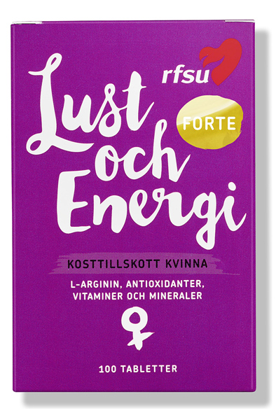 RFSU Lust & Energi Kvinna 100 tabletter - Stimuliuojantis papildas moterims 2
