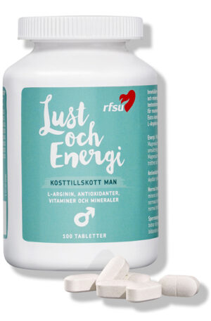 RFSU Lust & Energi Man 100 tabletter - Stimuliuojantis papildas vyrams 1