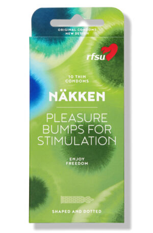 RFSU Näkken Kondomer 10st - Tekstūruoti prezervatyvai 1