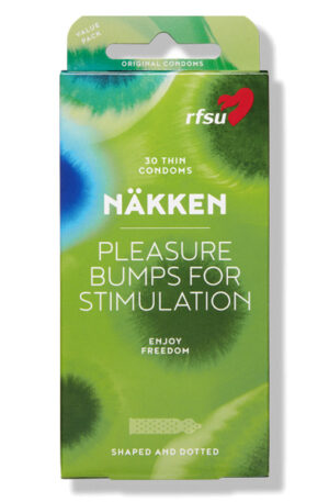 RFSU Näkken Kondomer 30st - Tekstūruoti prezervatyvai 1
