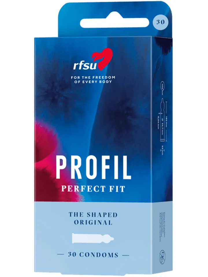RFSU Profil Kondomer 30-pack - Prezervatyvai 1