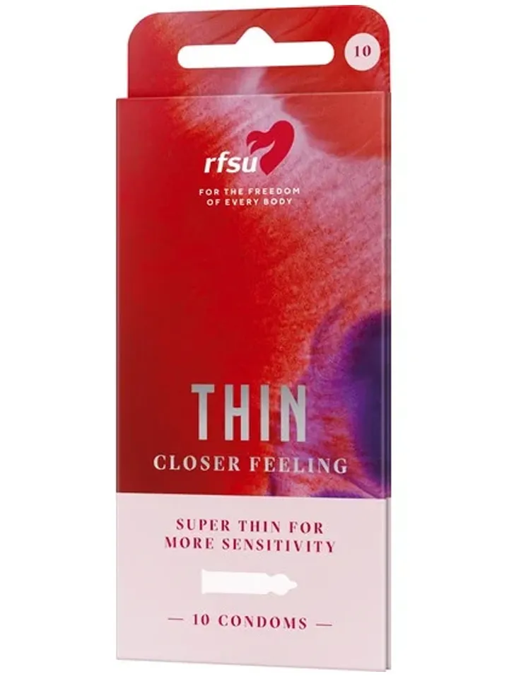 RFSU Thin Kondomer 10-pack - Ploni prezervatyvai 1