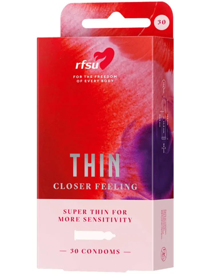 RFSU Thin Kondomer 30-pack - Ploni prezervatyvai 1